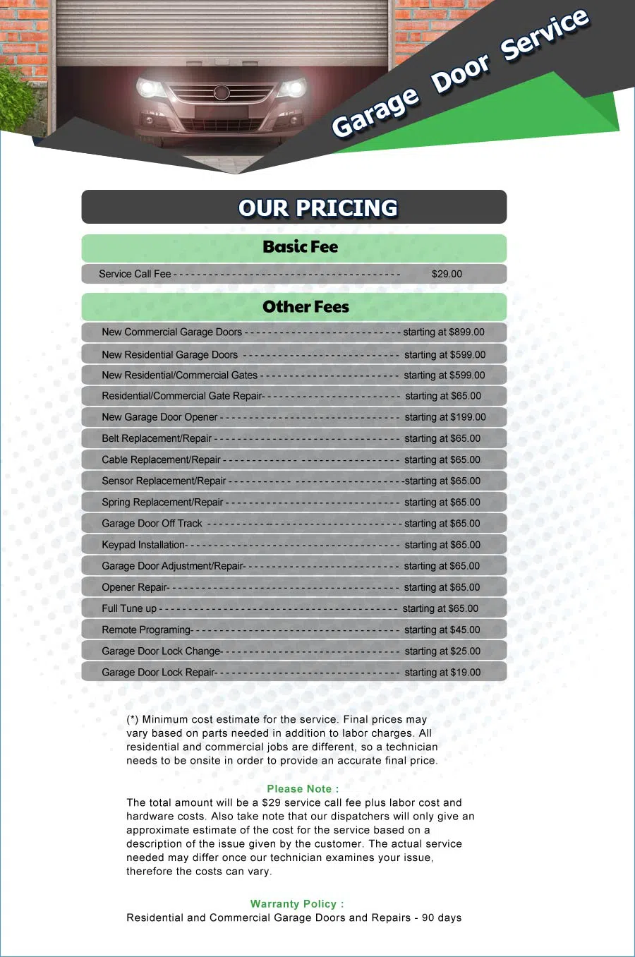 Galaxy Garage Door Service Ho Ho Kus, NJ 201-389-8994